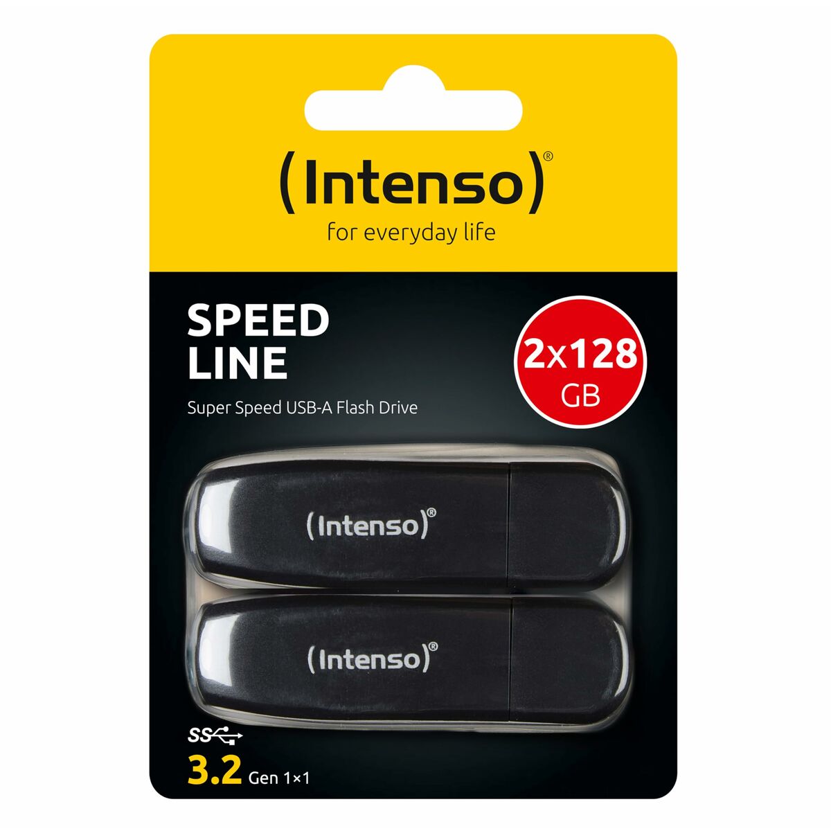 USB-tikku INTENSO 3533495 Musta 128 GB